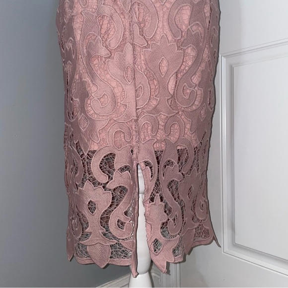 NWT Bardot Lina Lace Dress Pink Rose - Picture 6 of 16